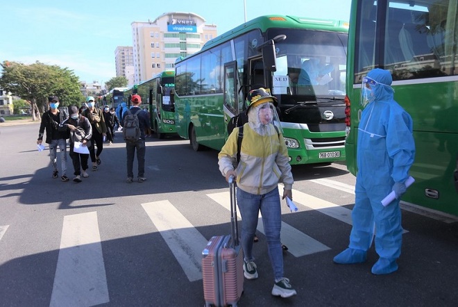 Hỗ trợ đưa công dân của tỉnh Đắk Lắk từ thành phố Đà Nẵng trở về